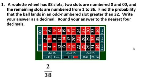 roulette math|probability of winning roulette.